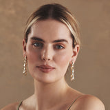 Georgie Quinn Minorca Sea Branch Earrings on Model