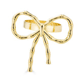 Gold Bow Napkin Ring Bamboo by Constance Ford