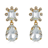 Elizabeth Cole Kelly Crystal Earrings Swarovski