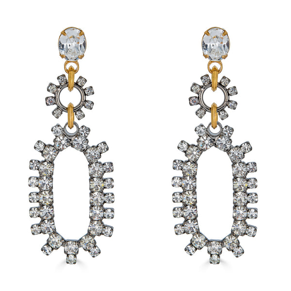 Rhiannon Crystal Earrings by Elizabeth Cole Jewelry