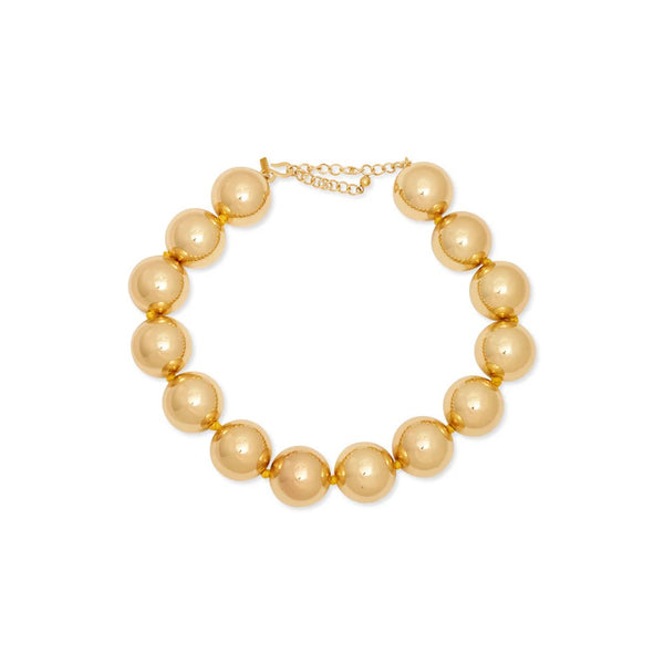 Kenneth Jay Lane Gold Ball Necklace