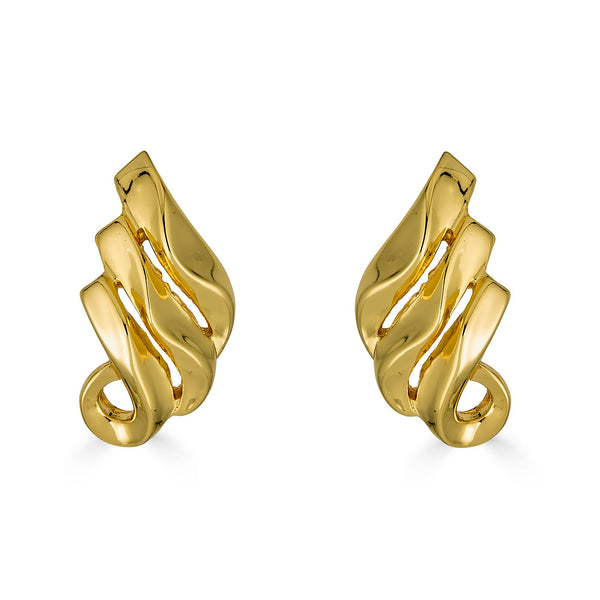 Kenneth Jay Lane GOLD SWIRL PIN
