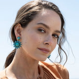 Elizabeth Cole roscoe turquoise earrings