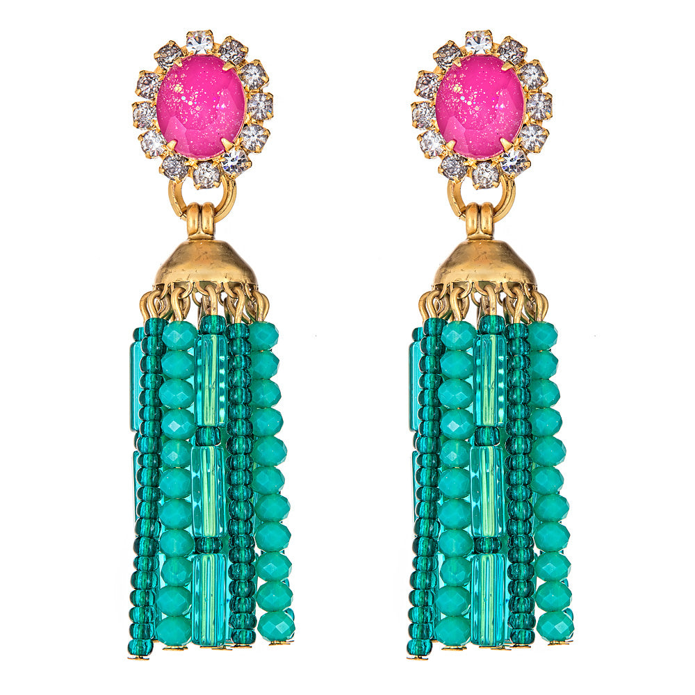 Dessie Turquoise Earrings as Seen on Kyle Richards | HAUTEheadquarters