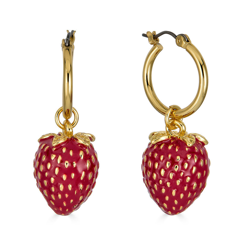 Kenneth Jay Lane Strawberry Earrings