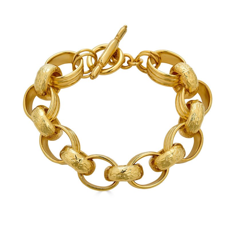 Kenneth Jay Lane gold Chain Link Bracelet