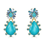 Elizabeth Cole Cosette Earrings in Blue 