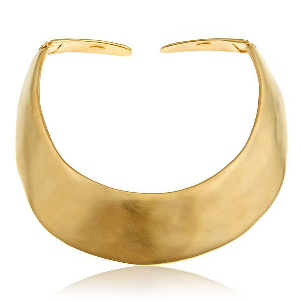 Kenneth Jay Lane Gold Collar Necklace