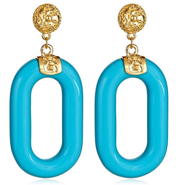 Bold Turquoise Earrings Image
