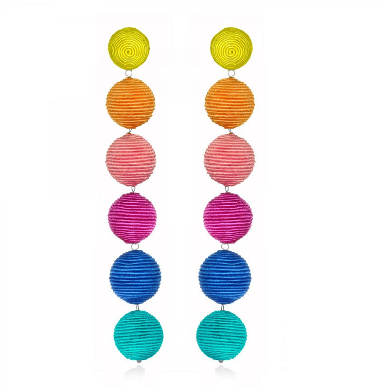 Rainbow Gumball Earrings Image